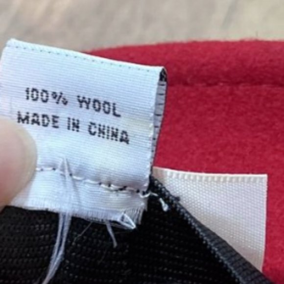 Sequoia Springs Wool Felt Cloche Race Day Hat Red Braided Womens One Size NEW - Picture 6 of 6